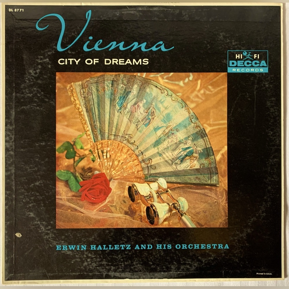 ERWIN HALLETZ: vienna - city of dreams DECCA 12" LP 33 RPM